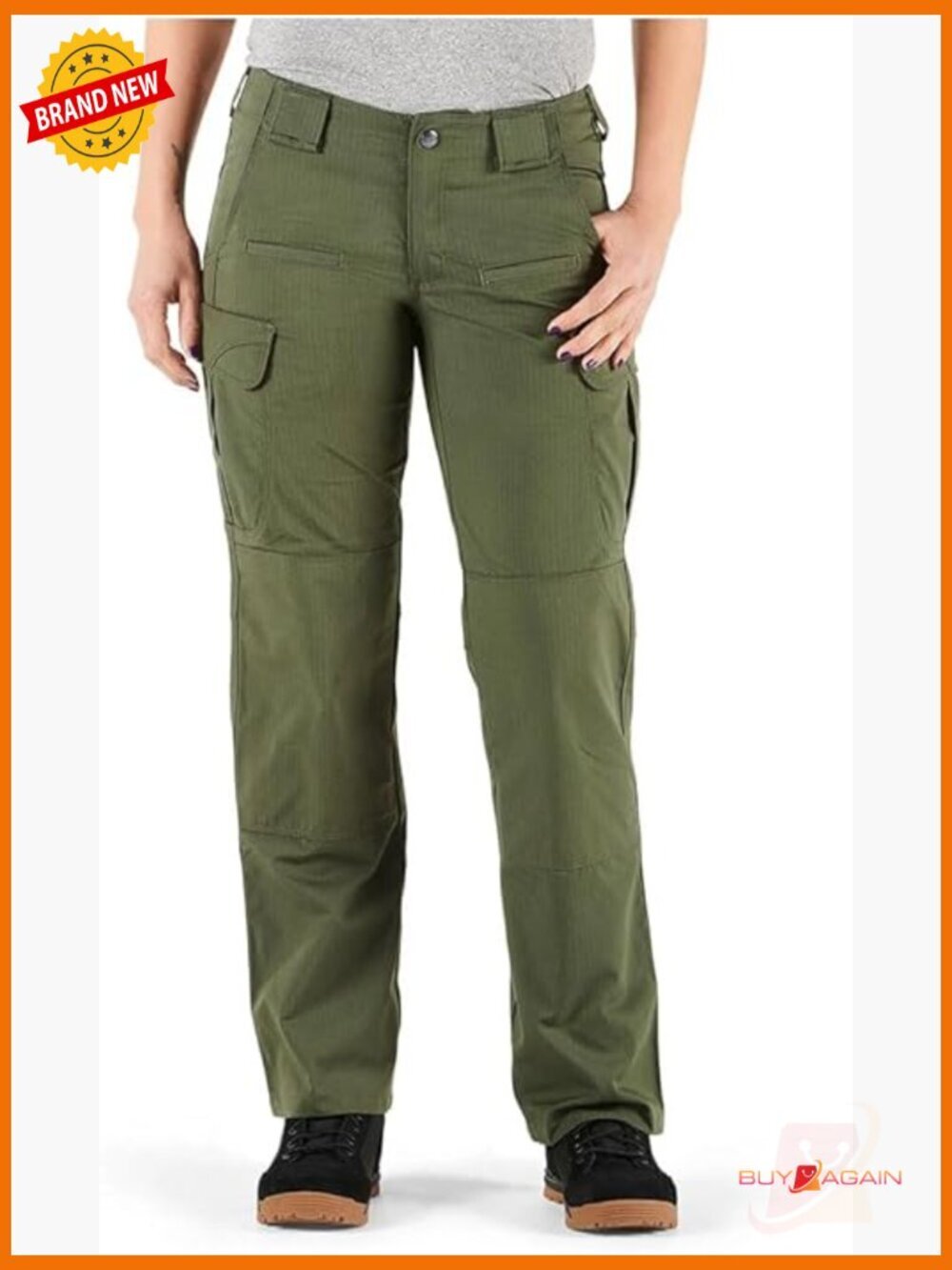Women's Stryke Cargo Stretch Tactical Pants, Knee Pad Ready, Water Resistant